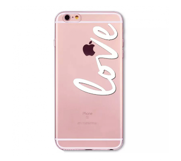 Kryt Love iPhone 6/6S - biely